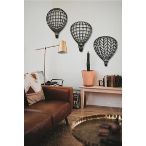 Uçan Balon Duvar Dekoru 3lü Set