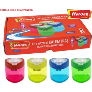 Hazneli Çift Bıçaklı Kalemtraş 2 Adet