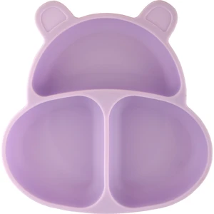 Pandish Huppo Vakum Tabanlı Silikon Mama Tabağı Lilac