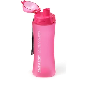 Bear & Deer Buzlu Pembe Otomatik Kapak Matara 660 ml - MT0025