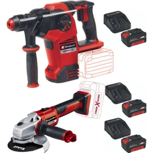 Herocco 36/28 Kırıcı Delici Axxio 125MM Avuç Taşlama 3X4.0AH Akülü Kömürsüz Set