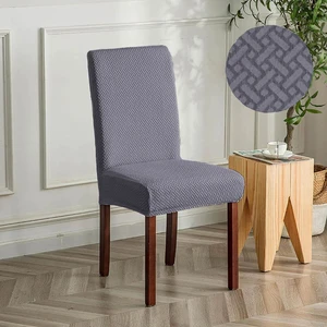 Tuğla Desen Sandalye Kılıfı Yıkanabilir Likralı Esnek Lastikli Sandalye Örtü