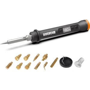 WX744.9 Makerx 20VOLT Profesyonel Dijital Lehim Tabancası + 12 Aksesuar (Akü Dahil Değildir)