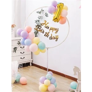 Tatlı Günler Çember Balon Standı 160CM x 65CM