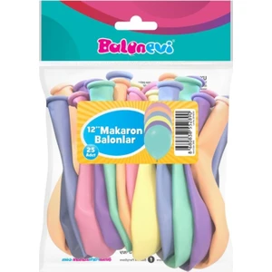 Tatlı Günler 25'li Karışık Makaron Balon 12 Inç