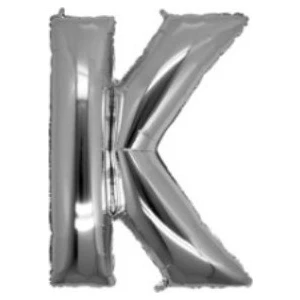 Tatlı Günler Folyo Balon Harf K Gümüş 16 INC(40CM) 1 Adet