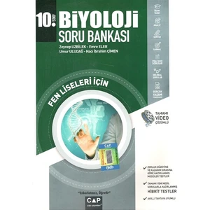 Çap Yayınları 10. Sınıf Fen Lisesi Biyoloji Soru Bankası 2023