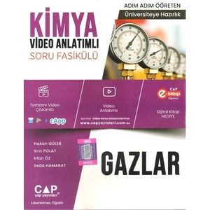 Çap Yayınları Üniversiteye Hazırlık Kimya Gazlar Konu Anlatımlı Soru Bankası 2023