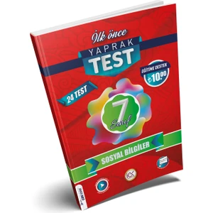 İlk Önce Yayıncılık 7. Sınıf Sosytal Bilgiler Yaprak Test 2023