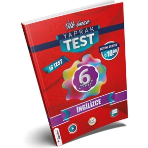 İlk Önce Yayıncılık 6. Sınıf Ingilizce Yaprak Test 2023