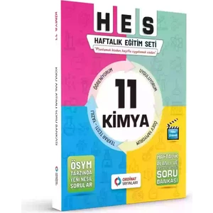 Ordinat Yayınları 11. Sınıf Kimya Haftalık Eğitim Seti (2022-2023)