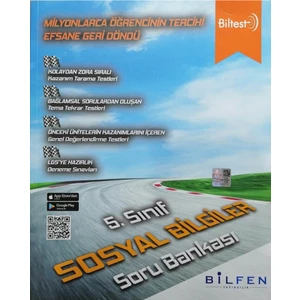 Bilfen Yayınları 5. Sınıf Biltest Sosyal Bilgiler Soru Bankası