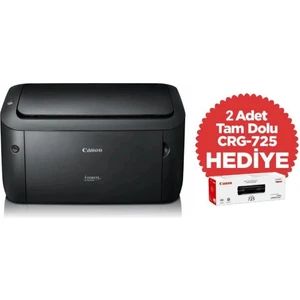 I-Sensys LBP6030B Lazer Yazıcı Siyah + Orjinal 2 Adet CRG725 Toner