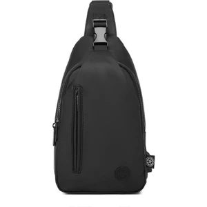 Smart Bags Gumi Kumaş Uniseks Bodybag Omuz Çantası 8654 Siyah