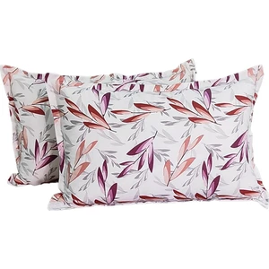 Hayal Çeyiz 2 Adet Yastık Kılıfı 50X70 Gizli Fermuarlı Tüy Desenli