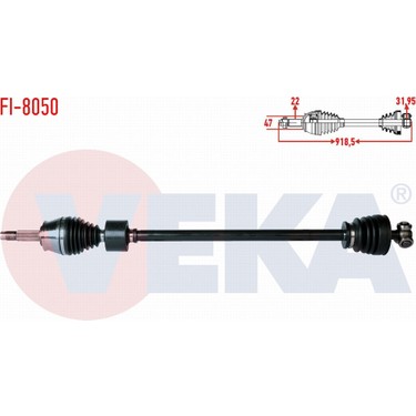 Veka Fıat Palıo 1.2i 16V C513 Sanzuman Uzunluk 918,5 mm 1996 Fiyatı
