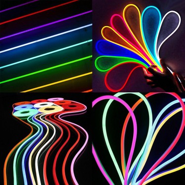 Tturkuaz 12V Neon LED Şerit Mor 5 Metre Fiyatı - Taksit Seçenekleri