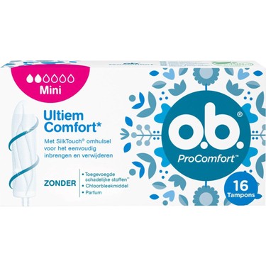 O.B.PROCOMFORT ULTİMATE COMFORT MİNİ BOY TAMPON 16,LI
