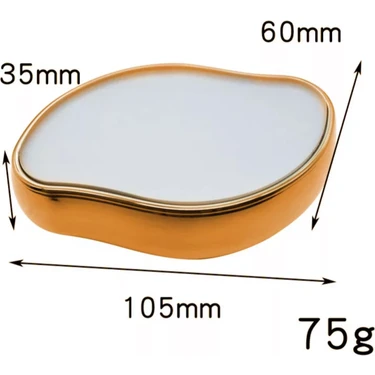 The Lady Crystal Eraser Altın Renkli Epilatör 75 g Ağırlığında Ağrısız Kullanım İçin