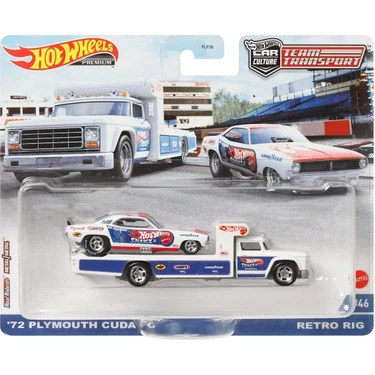 Hot Wheels Team Transport Premium 72 Plymouth Cuda Fc Fiyatı