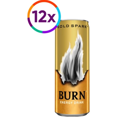 Burn Gold Enerji İçeceği Kutu 12 x 250