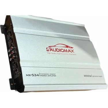 Audiomax Audımax MX534 3000 Watt Max Power Araç Amfi Fiyatı