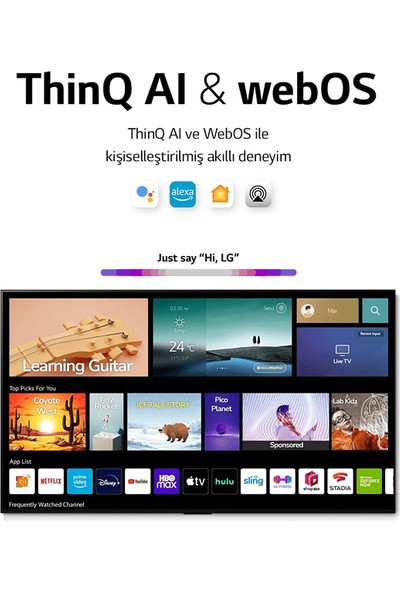 LG 43NANO766QA 43" 109 Ekran Uydu Alıcılı Smart 4K Ultra HD Smart LED TV