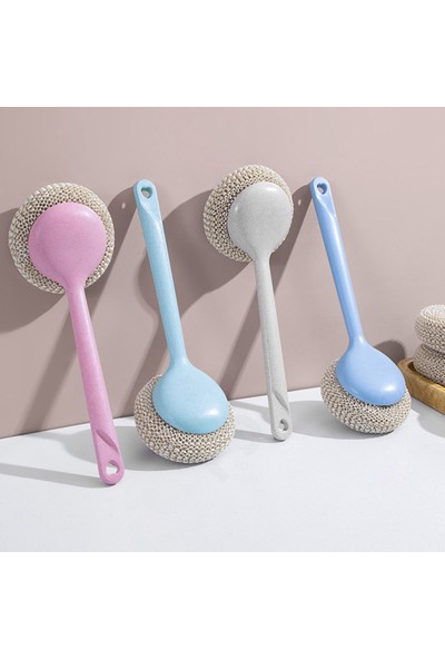 Situ Store Uzun Saplı Temizleme Fırçası - Açık Mavi (Yurt Dışından)