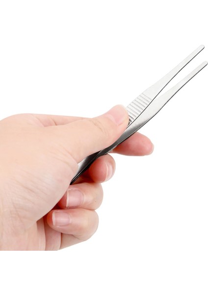 Penset 16 cm Düz-Sivri Uçlu Nikel Kaplama