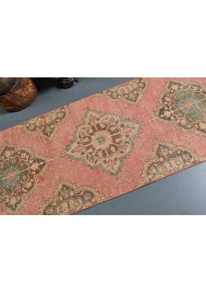 Türk Halısı, Eskitme Halı, Halı, 84X392 cm Kırmızı Halı, Bahçe Koridor Halı, Organik Merdiven Halı, indirimleri