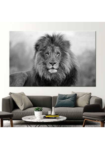 1 Parça Kanvas Tablo, Lion Fotoğraf Baskısı, Vahşi Hayvan Duvar Dekoru, Yaban Hayatı Kanvas, fiyatları