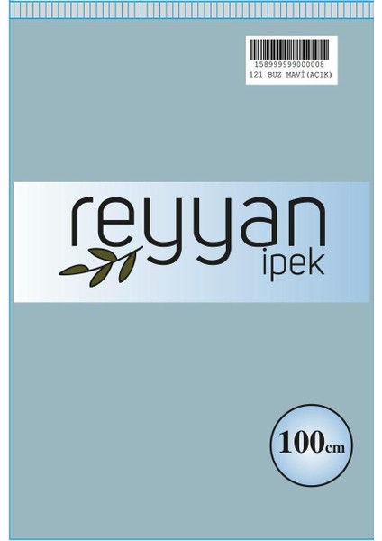 Düz Renk Poşetli Yazma-Buz Mavi Açık