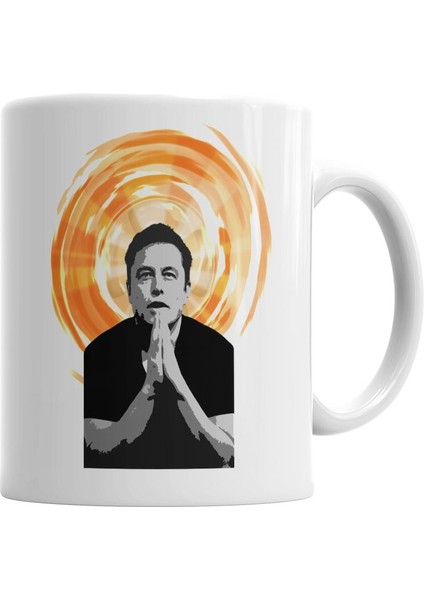 Elon Musk Kupa Bardak Porselen