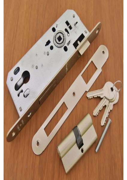 Dooraks Nikel Oval Barelli Kilidi 40 mm