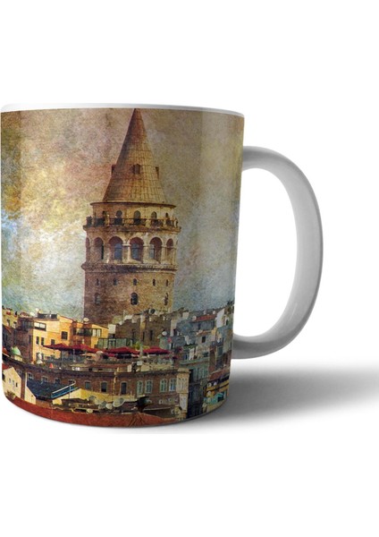 Istanbul - Gezgin - Seyahat Kupa Bardak Model 3