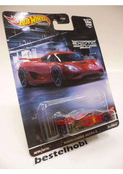 Koenıgsegg Agera R Hotwheels Premium Exotıc Envy modelleri