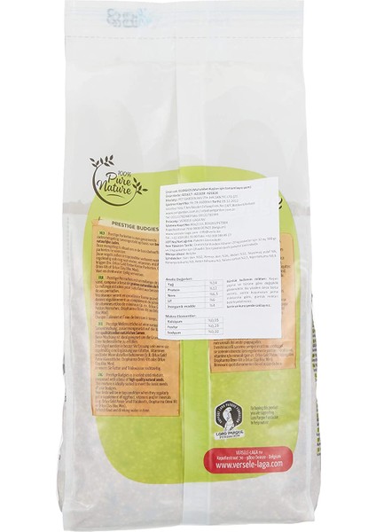 Verselelaga Muhabbet Kuşu Yemi 1 kg fiyatları