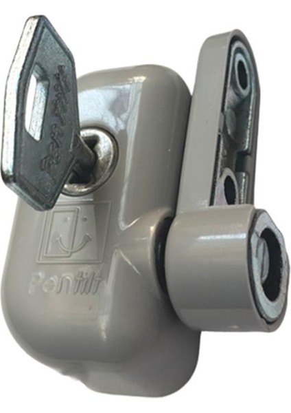 Pentilt Çift Açılım Pvc Pencereler Için Çocuk Emniyet Kilidi Gri