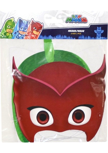 LPJ6286 Balonevi, Pjmasks, 6 Adet Trend Maske