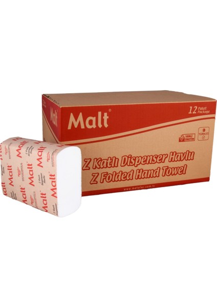Kağıt Havlu Z Katlama 20x22 12 x 120'li