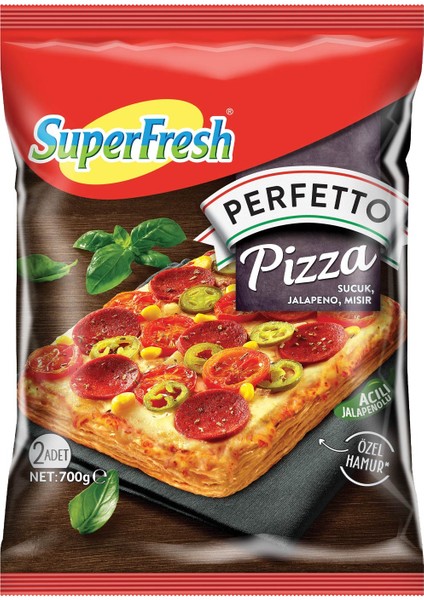 Süperfresh Pizza Perfetto Jalepenolu 700 ml