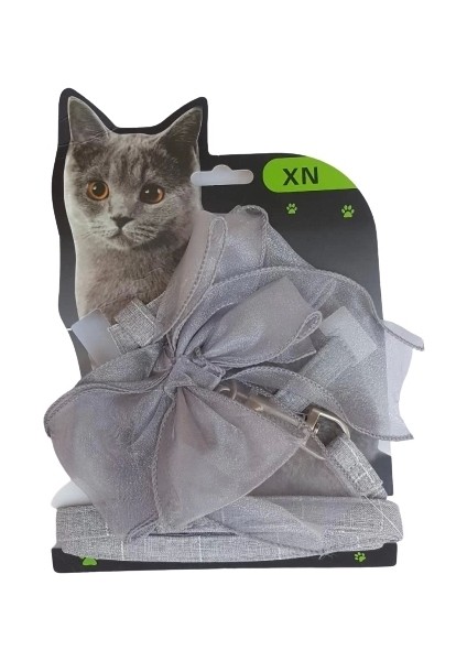 Kedi Küçük Irk Köpek Göğüs Tasması Uzatmalı Kurdeleli