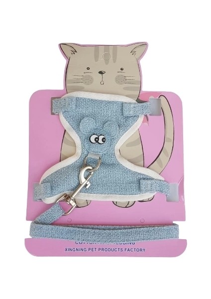 Kedi Küçük Irk Köpek Göğüs Tasması Uzatmalı Fare Figürlü modelleri