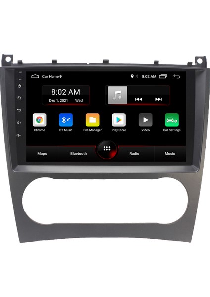 Mercedes W203 Android 11 Carplay Multimedya Ekran Teyp 2GB+16GB modelleri