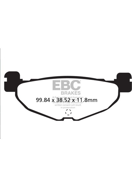 Fren Balatası SFA408 Tmax 500 530 Yp 400 Majesty Non Abs 04-1