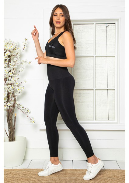 Kadın Siyah Inceltici Korse Tayt fiyatları