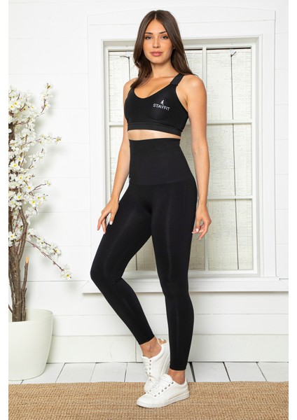 Kadın Siyah Inceltici Korse Tayt modelleri