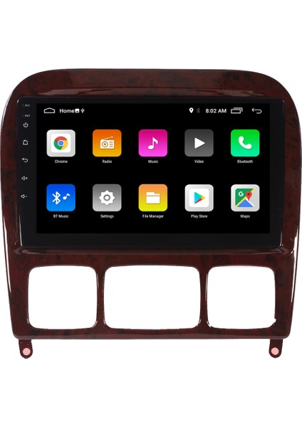 Mercedes S Class W220 Android 11 Carplay Multimedya Ekran Teyp 2GB+16GB