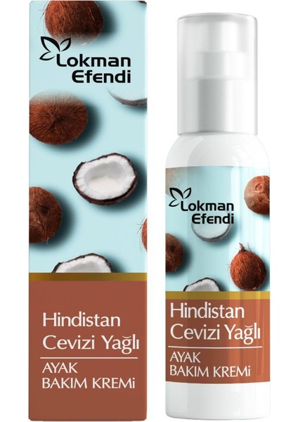 Lokman Efendi Hindistan Cevizli Ayak Kremi 100 Ml