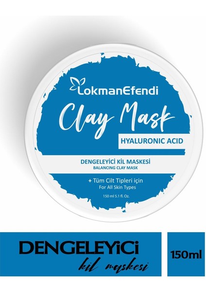 Lokman Efendi Kil Maskesi Hyaluronıc Acıd 150 Ml